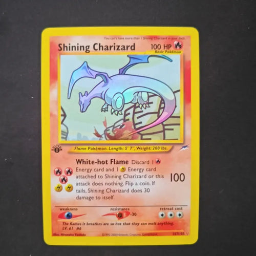 1st Edition Shining Charizard #107/105 (Neo Destiny) – LP